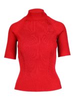 Sueter Con Cuello Alto - Rojo