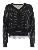 Pull a V con motivo stelline