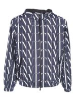 Giubbino blu monogram