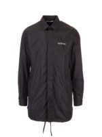 Giacca camicia nera logata