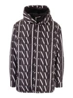 Giubbino nera con logo VLTN