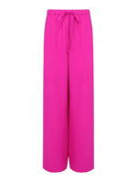 Pantaloni in cady couture di seta