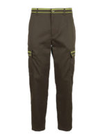 Pantaloni cargo con dettagli fluo