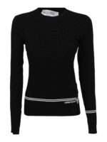 Maglia con intarsio Logo