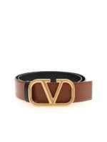 Cintura marrone con logo