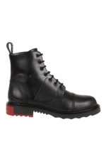 Anfibi Vlogo in pelle