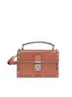Borsa a tracolla Rockstud marrone