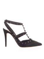 Decollete Rockstud perline nero