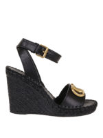 Sandali Vlogo neri con zeppa