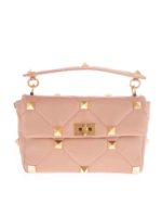 Borsa Roman Stud grande Rose Cannelle