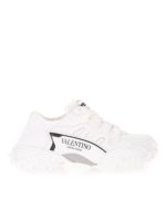 Sneakers bianche con logo lettering