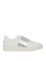 Sneakers Open con banda argentata