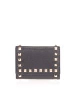 Portafoglio Rockstud trifold nero