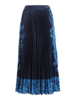 Gonna midi plissettata in jersey