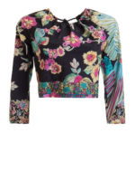 Blusa stampa Bird of Paradise in the Forest