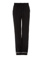 Pantaloni stile pigiama in crepe envers satin