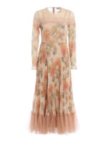 Abito in mussola con stampa fiori