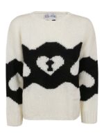 Pull girocollo con motivo