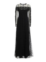 Abito in tulle e macrame