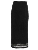 Gonna midi con pizzo nera
