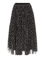 Gonna plissettata in tulle