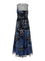 Abito in tulle con ricamo orientale