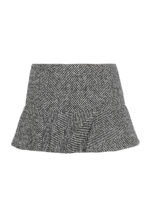 Minigonna motivo chevron