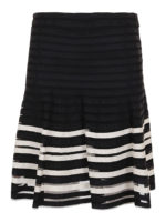 Minigonna in tulle e nastro grosgrain