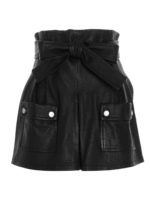 Shorts cintura fiocco neri