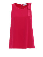 Top con fiocco in crepe