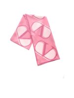 Stola rosa con VLogo