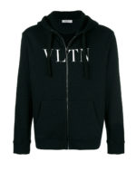 Felpa con stampa VLTN e cappuccio