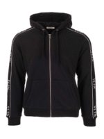 Felpa con zip VLTN nera