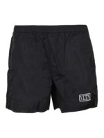 Shorts da mare con logo a lato