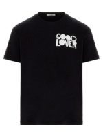 T-shirt stampa Good Lover nera