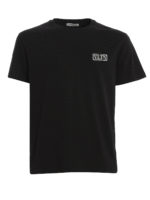 T-shirt in cotone con patch logo VLTN