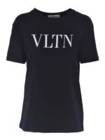 T-shirt nera VLTN