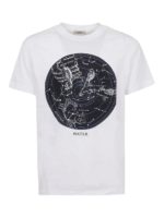 T-shirt in cotone con stampa Zodiac