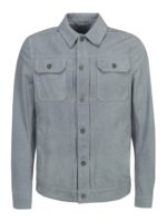 Chaqueta De Cuero - Azul Claro