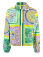 Giubbino Mosaico Barocco verde e lilla