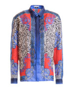 Camicia in seta fantasia