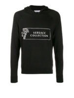 Felpa con cappuccio e stampa logo