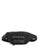 Marsupio con logo in gros grain