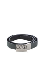 Cintura reversibile con fibbia logata