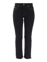 Jeans stretch con cuciture a contrasto