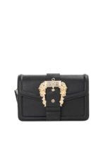 Borsa in similpelle con fibbia barocca