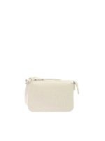 Borsa a tracolla logata bianca