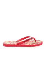 Ciabatte stampa Baroque rosse