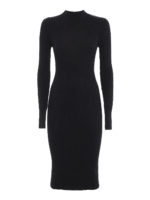 Abito in maglia a collo alto