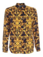 Camicia nera stampa Baroque